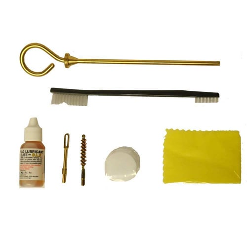 6LBK .38/.357 CAL PISTOL CLEANING KITHandgun Cleaning Kit .38/.357 cal  6 Inch military loop style brass rod  8/32 female threads  All caliber brass patch loop, Shooters Choice oil, benchrest bronze brush, cotton patches, mil spec doubleended nylon brush, silicone cloth, brassbrush, cotton patches, mil spec doubleended nylon brush, silicone cloth, brass muzzle gumuzzle gu | 608060700078