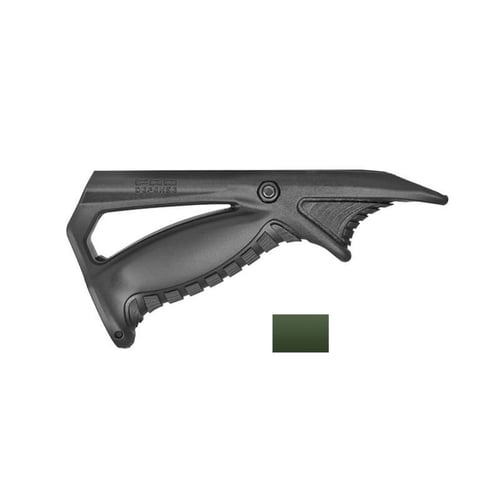 PTK ERG POINTING GRIP ODGErgonomic Pointing Grip Olive Drab Green - Extremely durable polymer - Natural grip positioning - Ergonomic design - Versatile positioning - Provides an additional compartment for cleaning kit or spare battery - Fits on all 1913 MIL-STD picnal compartment for cleaning kit or spare battery - Fits on all 1913 MIL-STD picatinny railsatinny rails