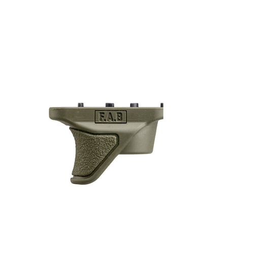 RUB MLOK COMP VERSATILE HAND STOP ODGMLOK Versatile Hand Stop OD Green  Versatile functionality, can be used as a Stand Alone hand stop or as a thumb break in conjunction with the PTKM or GradusM foregrips  Rubberized coating allows for superior grip in all weather conditM foregrips  Rubberized coating allows for superior grip in all weather conditions  QDions  QD | 7290111586637