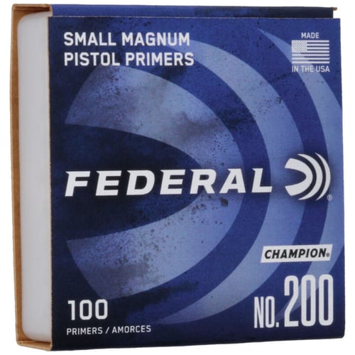 Federal 200 Small Magnum Pistol Primer, 100 Ct