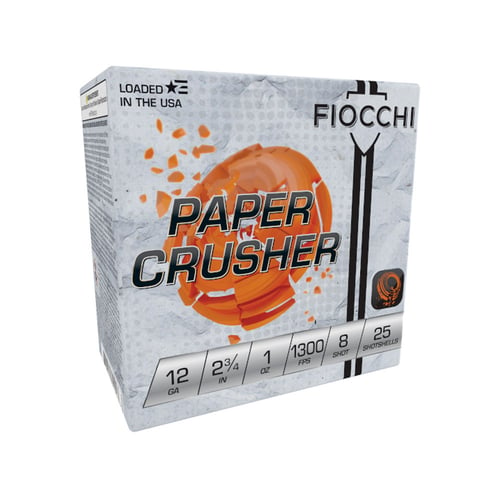 Fiocchi 12FPCRS8 Paper Crusher Extrema 12 Gauge 2.75