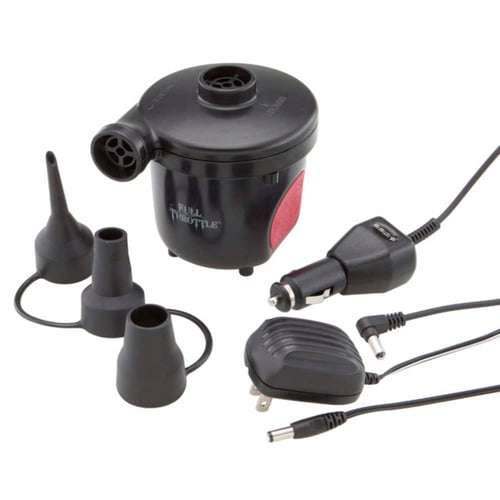 RECHARGEABLE AIR PUMP BLKBlack - Great for inflating towable tubes, inflatable boats, air beds, mattresses, or pool and beach toys