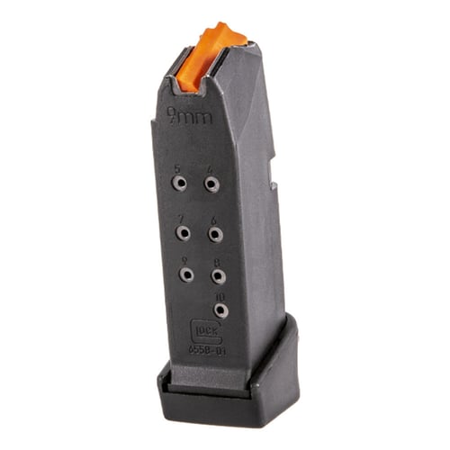 G26 GEN5 9MM 12RD MAGAZINE BULKBulk Glock Magazine Black  G26 Gen5  9mm  12/RD  Constructed of hardened metal encased in durable polymer  Viewing windows for visual confirmation  Doublestack design  Metal magazine spring  Extended plus 2 polymer base platestack design  Metal magazine spring  Extended plus 2 polymer base plate | 700112442551