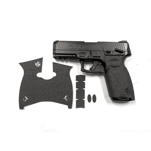 TAU TEXTURED RUBBER GRIPS G3Textured Rubber Grip - Taurus G3, Black These grips are perfect for conceal carry and offers outstanding grip especially when it counts - Easy to install, the grip enhancement are laser cut and can be fully installed in less than 5 minutesrip enhancement are laser cut and can be fully installed in less than 5 minutes