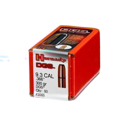 BULLET 500 CAL 510 570 GR DGS 50/BXDangerous Game Bullets .500 cal. - .510 Inch diameter - Dangerous Game Solid - 570 grain - Ballistic coefficient .295 - Sectional density .313 - 50 per box | 090255251555