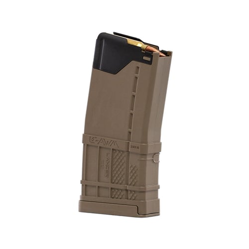 L5AWM LIMITED 10/20 OPAQUE FLAT DEL5AWM Limited 10/20 Magazine Flat Dark Earth - 5.56 NATO - 10/RD - .223 Rem, 5.56x45mm, .300BLK - Opaque Black - The L5AWM is compatible with modern weapon systems, including M4/M16/AR15, SCAR16, HK416, ARX160, SIG556, ARC, SIG MCX, IWI Tavems, including M4/M16/AR15, SCAR16, HK416, ARX160, SIG556, ARC, SIG MCX, IWI Tavor, IWI X95or, IWI X95