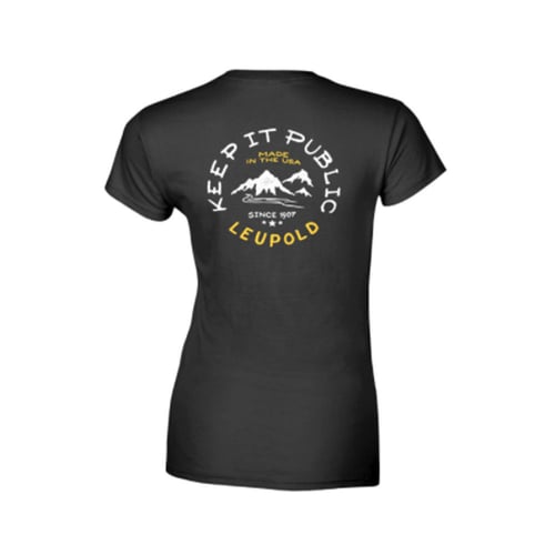 WMN KEEP IT PUBLIC TEE SS COTTON BLK MEDKeep It Public Tee Women's - Black - Medium - Side seams and reinforced shoulders - Cotton Polyester blend - Breathable fabric