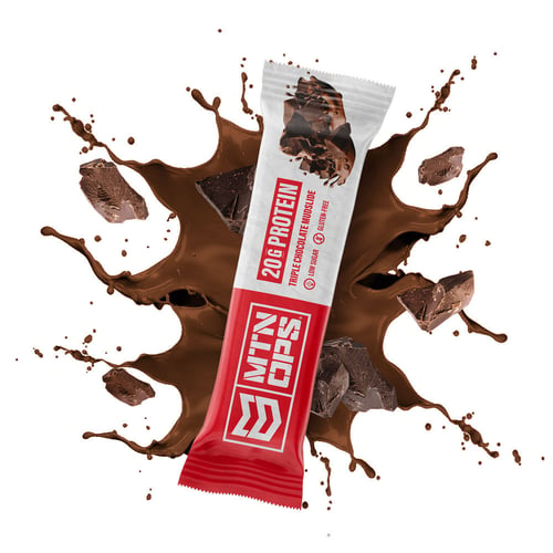 PROTEIN BAR TRIPLE CHOCOLATE MUD 10/BXConquer Performance Bar Chocolate Mudslide - Whey protein concentrate and collagen - Only the most proven and effective proteins for your body - Gluten free - 1 Bar 20 Grams - 10/bxBar 20 Grams - 10/bx