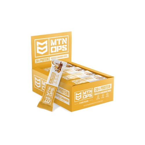 PROTEIN BAR FROSTED CINNAMON SWIRL 10/BXPerformance Protein Bars Frosted Cinnamon Swirl - 10/BX - Low sugar - Gluten free - Soft baked - 20g Protein - Developed and tested for over 2 years, at home and on the mountain, our All-New Performance Protein bars deliver the perfect solud on the mountain, our All-New Performance Protein bars deliver the perfect solution for everydtion for everyd | 634359908856