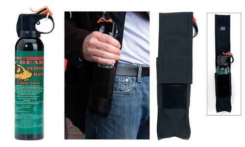 BEAR PEPPER MACE 260GBear Pepper Mace Great news for outdoor enthusiasts Now you can protect yourself against possible bear attacks, with safe, humane Pepper Mace This 260 gram fogger sprays up to 30 feet. Empties in 5.4 seconds. - Clamshell packageger sprays up to 30 feet. Empties in 5.4 seconds. - Clamshell package | 022188803464