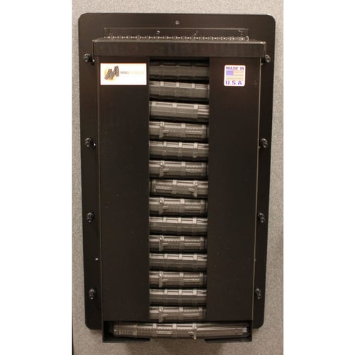 AR15 STEEL MAGAZINE DISPENSERAR-15 Steel Magazine Dispenser Black - Up to 17 Steel/Alum Magazines - 16 Gaugepowder coated steel - Mounts to a wall stud using the two center holes - Magazines not included - Mounts to a thick steel surfacees not included - Mounts to a thick steel surface