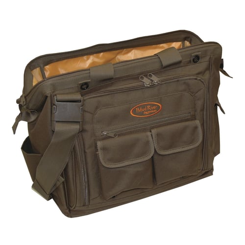 BROWN DOG HANDLERS BAGDog Handler Bag Brown - 16 Inch x 11 Inch x 14 Inch - Heavy-duty water resistant poly shell- Multiple storage pockets | 067341128015