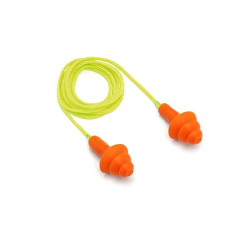 RET CORD TRP REUSE EARPLUG 24DBReusable Earplugs  Orange - Corded - NRR 24dB - Constructed of flexible rubber for superb comfort - Three flanges of flexible rubber form a cozy seal for all size ear canals - Packaged for retailze ear canals - Packaged for retail