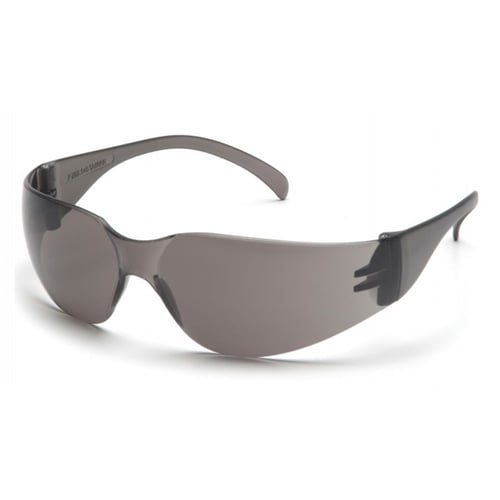 EYEWEAR INTRUDER GRY/GRYIntruder Safety Glasses Gray Lens - Gray Temples - Lightweight, frameless protection - Superior comfort and fit - Scratch resistant polycarbonate lens provides 99% UVA/B/C protection99% UVA/B/C protection