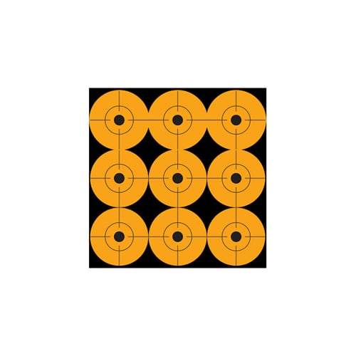 Pro-Shot 2RDOT108 Peel & Stick Target Dots Orange Self-Adhesive Paper No Impact Enhancement 2