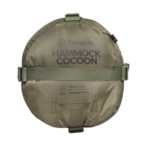 HAMMOCK COCOON - OLIVEHammock Cocoon Olive - This insulating layer fully encases the hammock - The full-length zip allows for easy access in and out of your hammock
