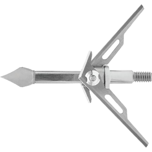 SIK 2-Blade Expandable SK2 Crossbow Broadhead 2-inch Offset Entry - Red/Silver