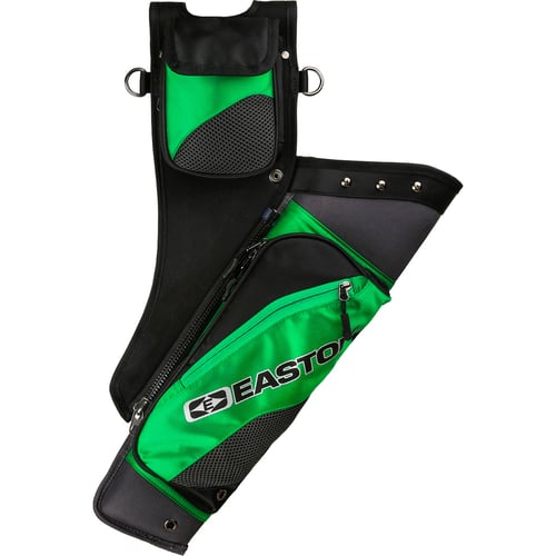 Easton Deluxe Takedown Hip Quiver with Belt  <br>  Green RH