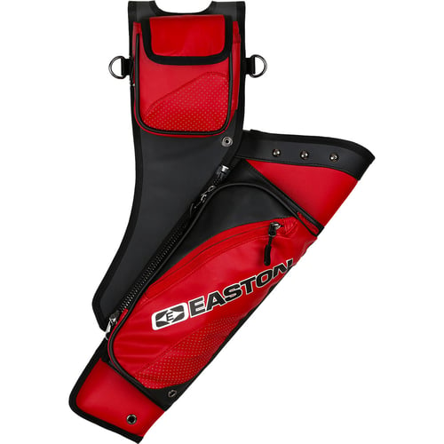 Easton Elite Takedown Hip Quiver w/Belt  <br>  Red RH