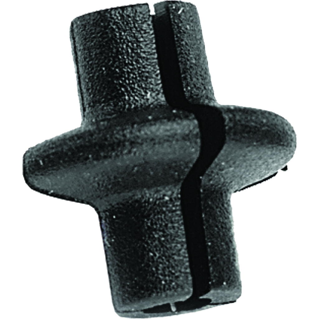 Pine Ridge Kisser Button  <br>  Slotted Black 25 pk.