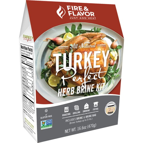 Fire and Flavor Turkey Perfect Kit  <br>  Herb