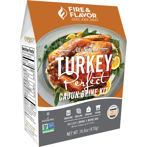 Fire and Flavor Turkey Perfect Kit  <br>  Cajun