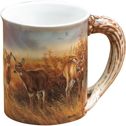 Wild Wings Sculpted Mug  <br>  Meadow Mist Whitetail