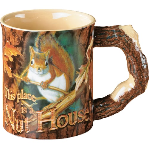 Wild Wings Sculpted Mug  <br>  Nut House Squirrel