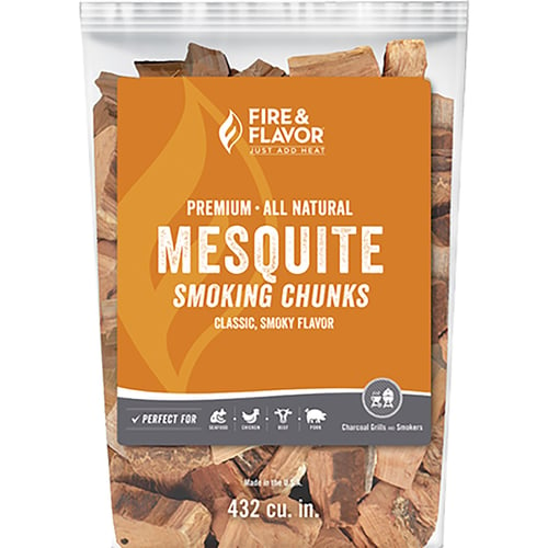 Fire and Flavor Wood Chunks  <br>  Mesquite 4 lbs.