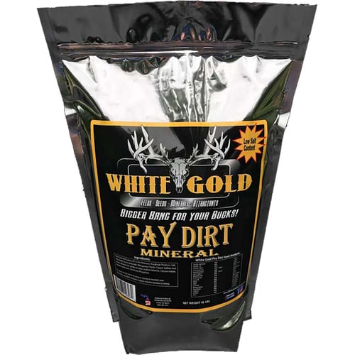 White Gold Pay Dirt Mineral Attractant  <br>  10 lb.