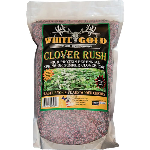 White Gold Clover Rush Seed  <br>  5 lb.