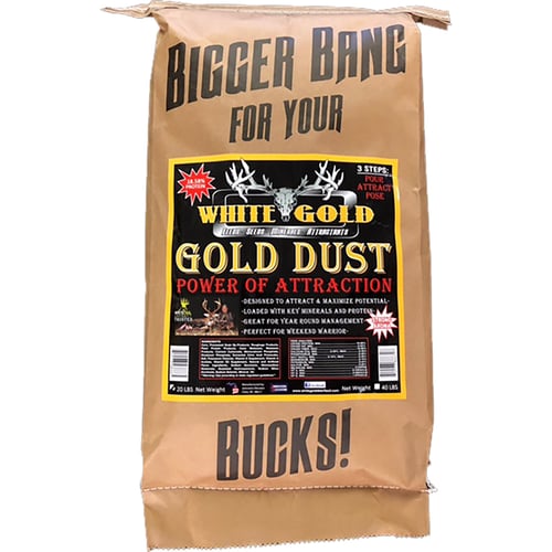 White Gold Gold Dust Attractant  <br>  20 lb.