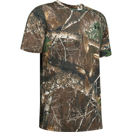 Under Armour Scent Control Short Sleeve Shirt  <br>  Realtree Edge Large