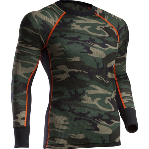 Indera Performance Long Sleeve Thermal Shirt  br  Camo Medium | 091641171860