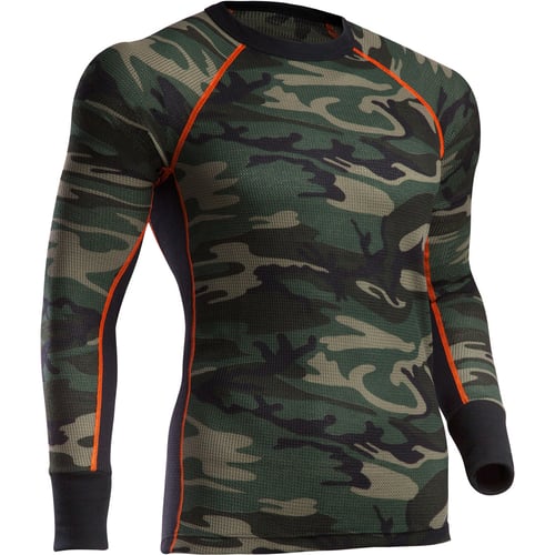 Indera Performance Long Sleeve Thermal Shirt  <br>  Camo Medium