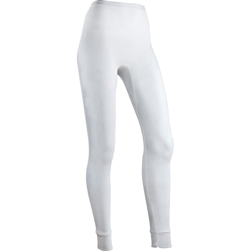 Indera womens Traditional Thermal Bottom  br  White Small | 091641101201