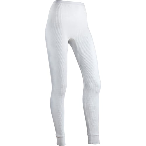Indera womens Traditional Thermal Bottom  <br>  White Large