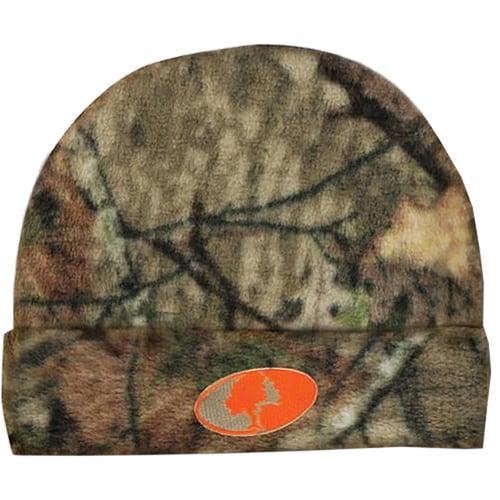 Outdoor Cap Reversible Fleece Watch Cap  <br>  Mossy Oak/Blaze
