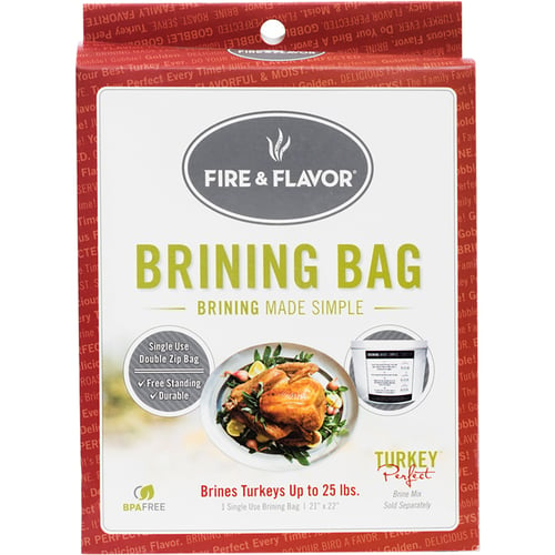 Fire and Flavor Turkey Brine Bags  <br>  4 pk.