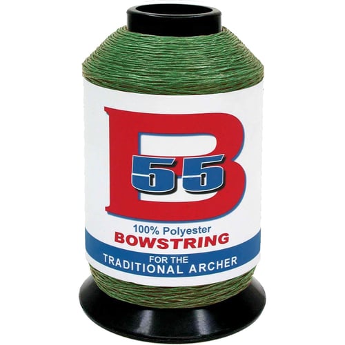 BCY B55 Bowstring Material  <br>  Green 1/4 lb.