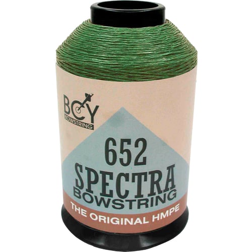 BCY 652 Spectra Bowstring Material  <br>  Green 1/4 lb.