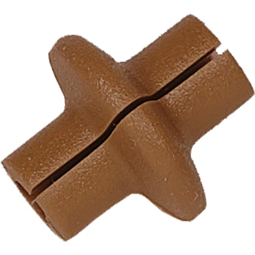 Pine Ridge Kisser Button  <br>  Slotted Brown 1 pk.