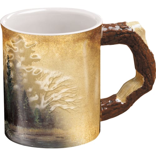 Wild Wings Sculpted Mug  <br>  Misty Forest