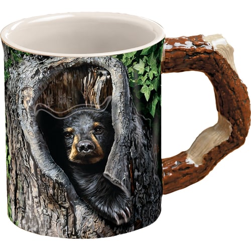 Wild Wings Sculpted Mug  <br>  Cubby Hole- Black Bear