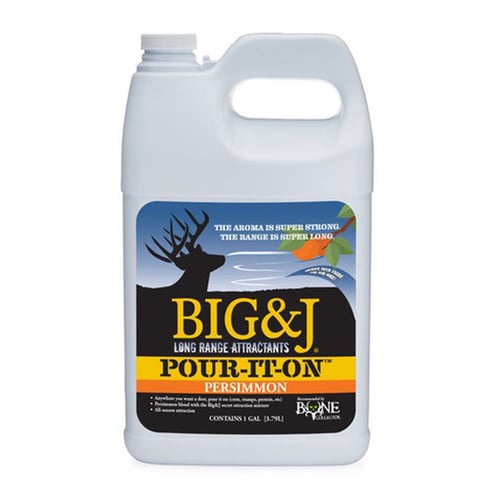 Big and J Pour-It-On Persimmon Liquid Attractant