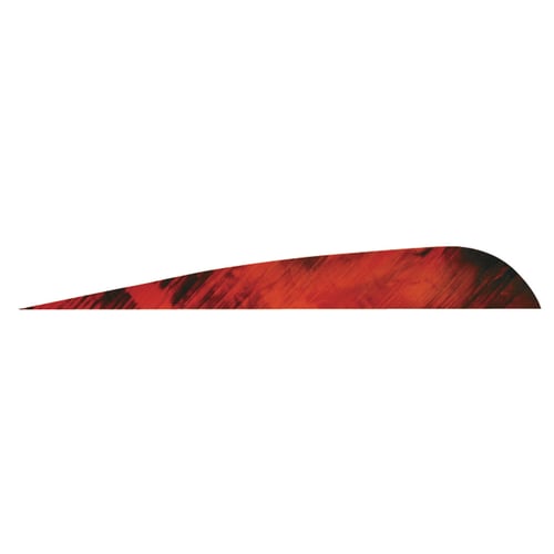 Gateway Tre-Bark Feathers  <br>  Tre-Red 4 in. RW 100 pk.