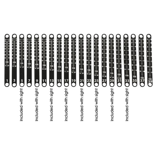 Axcel Achieve XP Metal Sight Tape  <br>  Scale #19 and #20