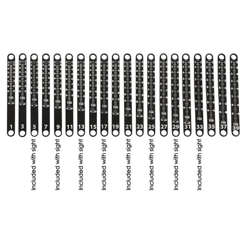 Axcel Achieve XP Metal Sight Tape  <br>  Scale #33 and #34