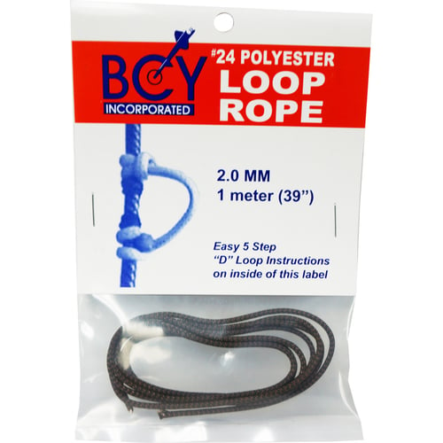 BCY 24 D-Loop Material  <br>  Brown/Black 1m