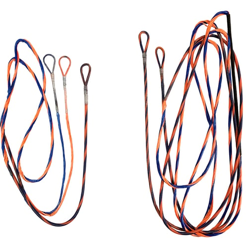 FirstString Genesis String and Cable Set  <br>  Blue/ Flo Orange